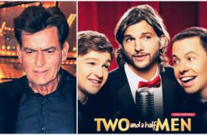 Buscando rating para el final de de Two and a  Half Men: boda gay y la resurección de Charlie Harper