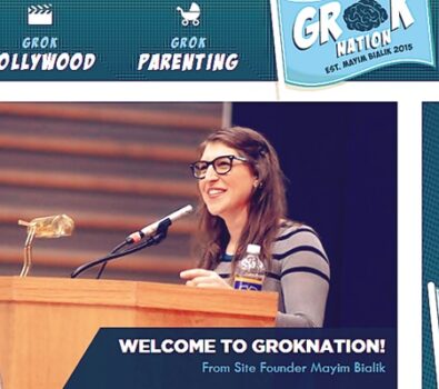 Grok Nation, el nuevo blog de Mayim Bialik