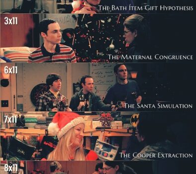 Episodios navideños de The Big Bang Theory