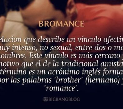 Bromance | Diccionario Seriéfilo