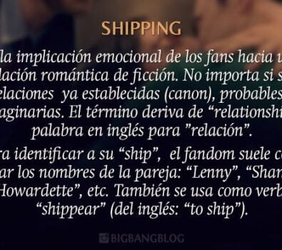 Shipping, Ship, OTP | Diccionario Seriéfilo
