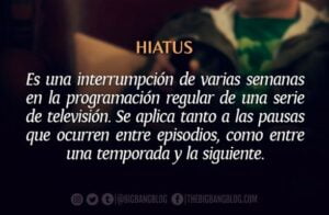 Diccionario Seriéfilo: Hiatus