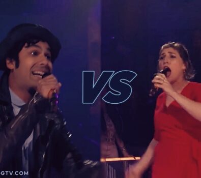 Kunal Nayyar vs. Mayim Bialik: memorable duelo de insultos a ritmo de rap, en Drop The Mic