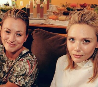 Elizabeth Olsen revela sin querer a Kaley Cuoco que está casada