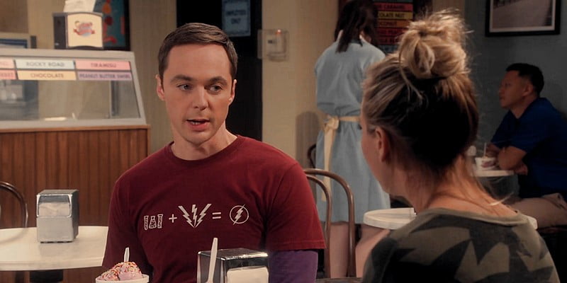 Sheldon le cuenta a Penny sobre la infidelidad de su padre